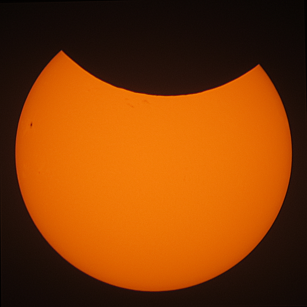 Eclipse partielle solaire 29 mars 2025 à La Meyze