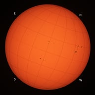 Soleil lumière blanche 05102025 14h34TU
