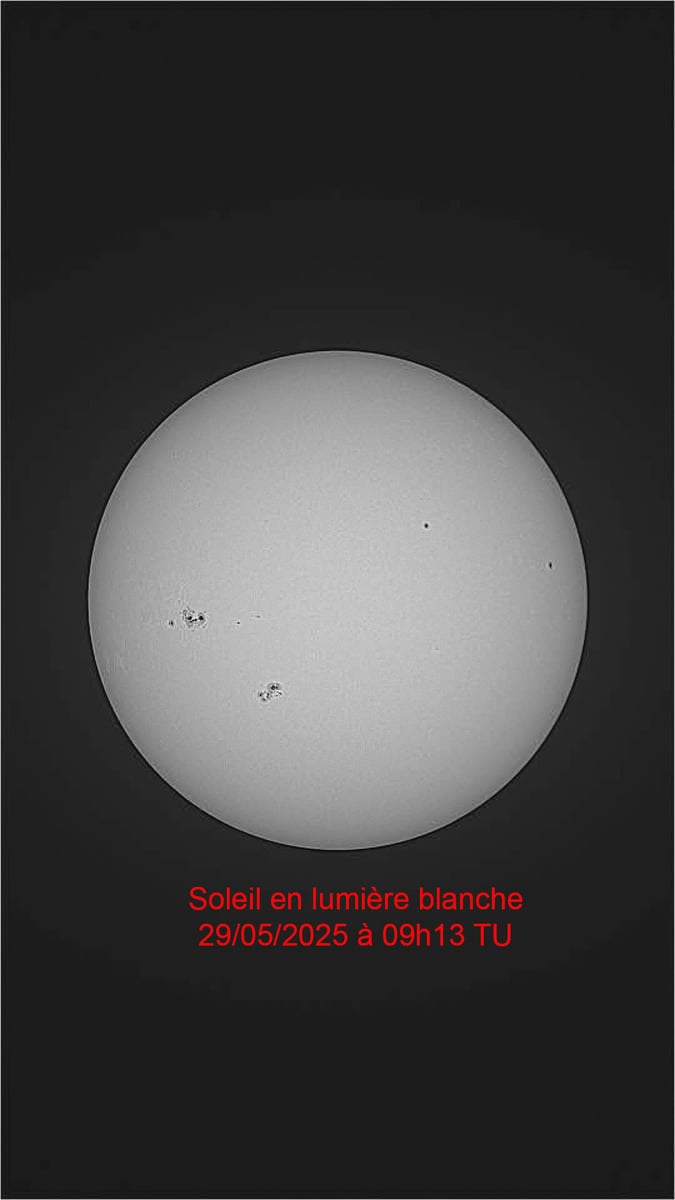 Soleil lumière blanche 29052025 09h13TU