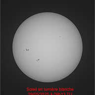 Soleil lumière blanche 29052025 09h13TU