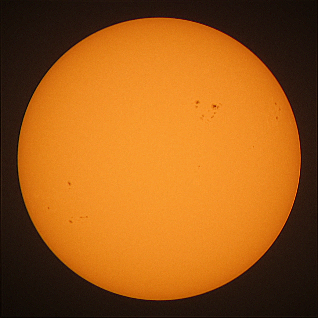 Observation solaire du 7 août 2025 à La Meyze
