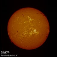 Sunscan H-Alpha 2 janvier 2026 à La Meyze