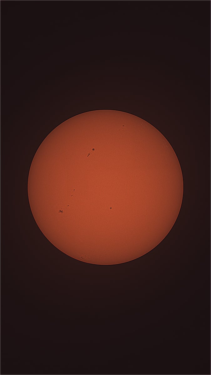 Soleil lumière blanche 12072025 07h40TU