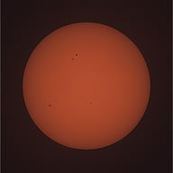 Soleil lumière blanche 12072025 07h40TU