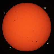 Soleil lumière blanche 01092025 15h54TU