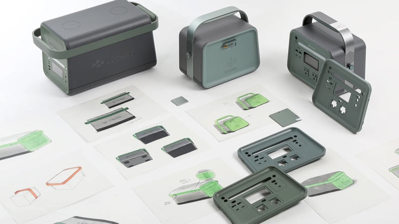 Disassembled electronic components and PCB boards