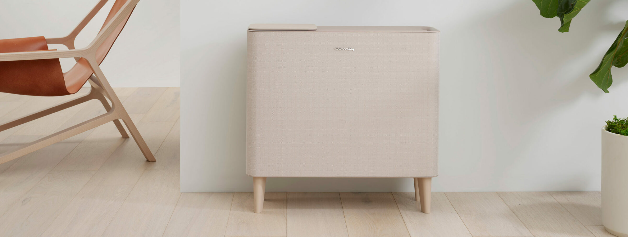 Coway minimalist beige gray furniture icon