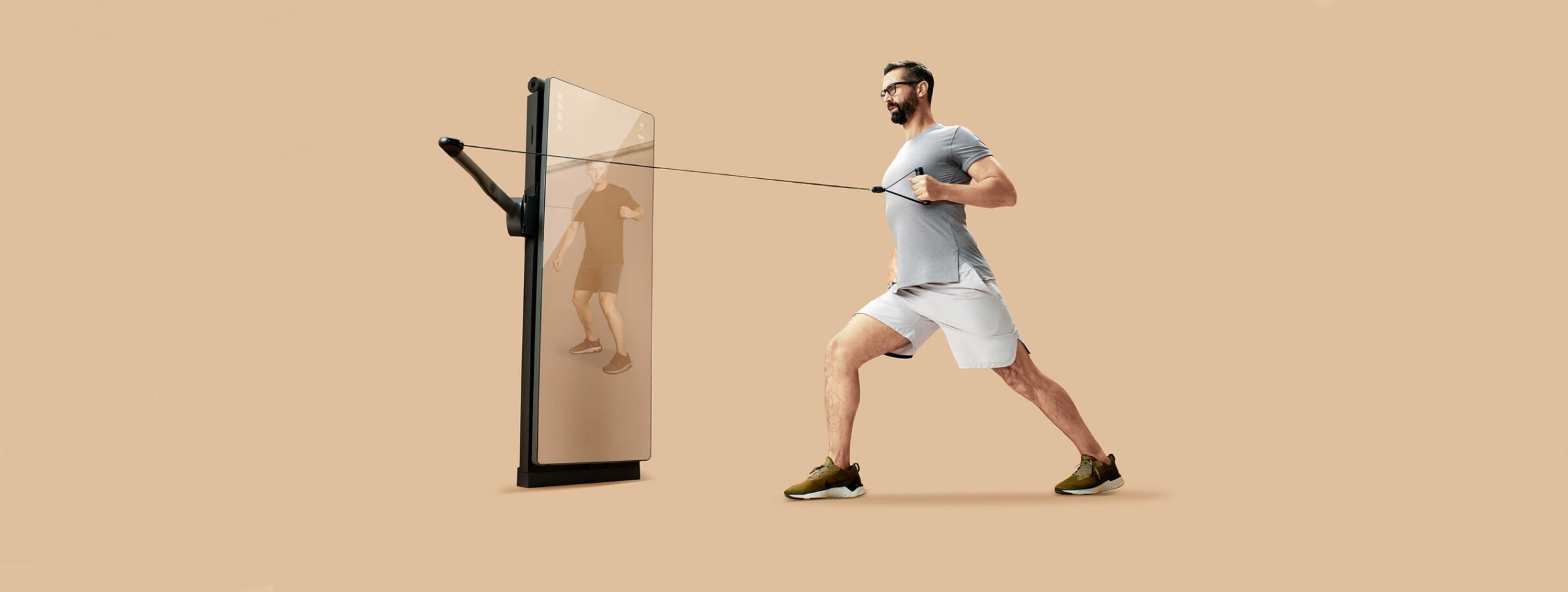 Forme Life badminton player at home gym