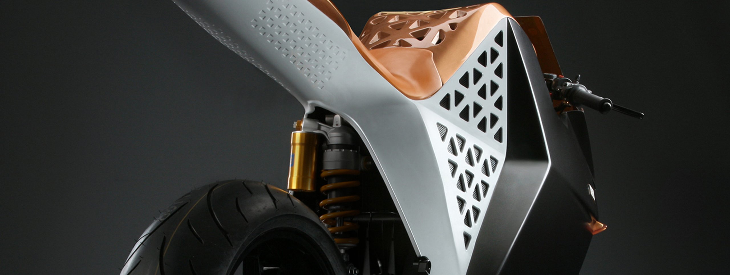 Mission Motors electric superbike close-up