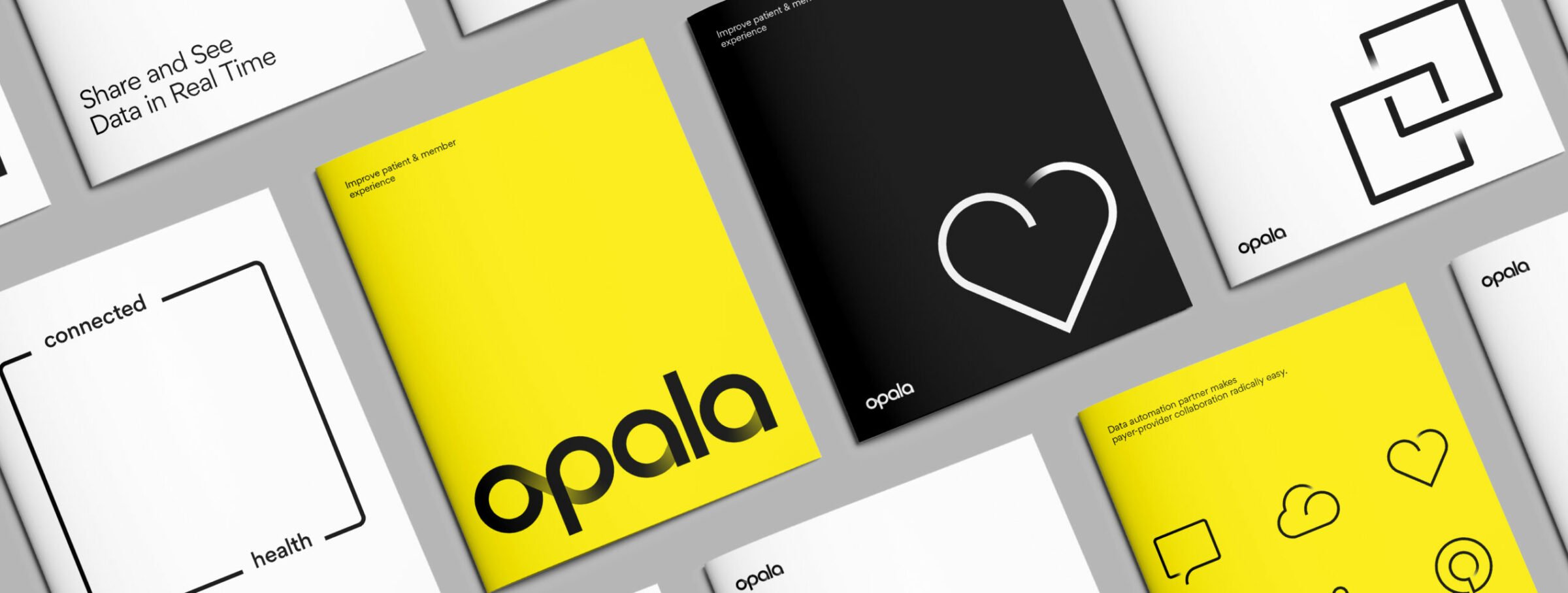 Opala branding identity design card system