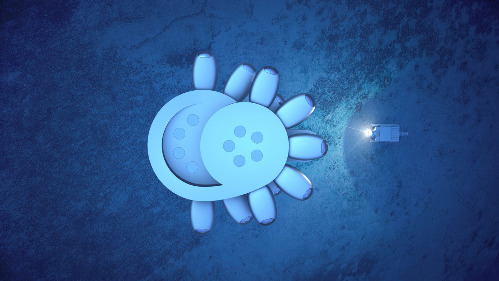 Proteus underwater habitat marine creature concept