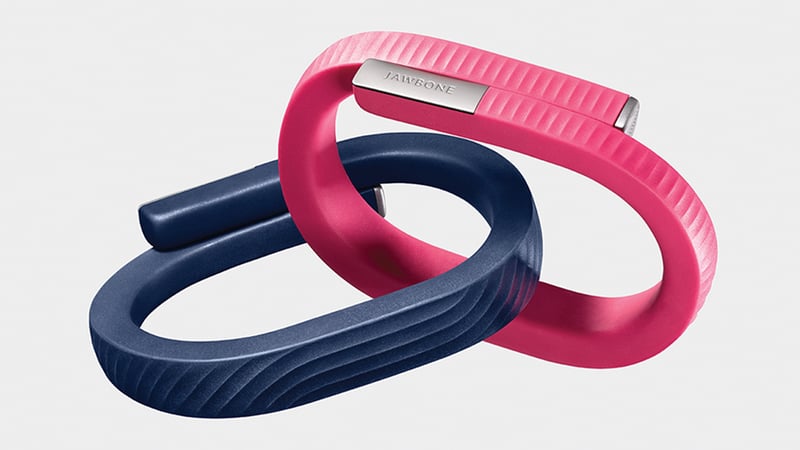 Jawbone UP24 fitness wristbands pink navy