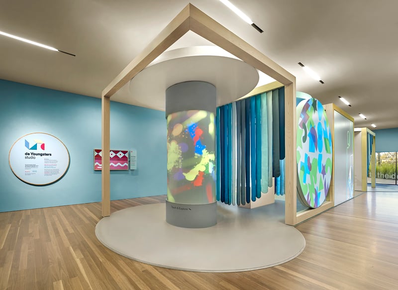 De Youngsters art gallery interior display