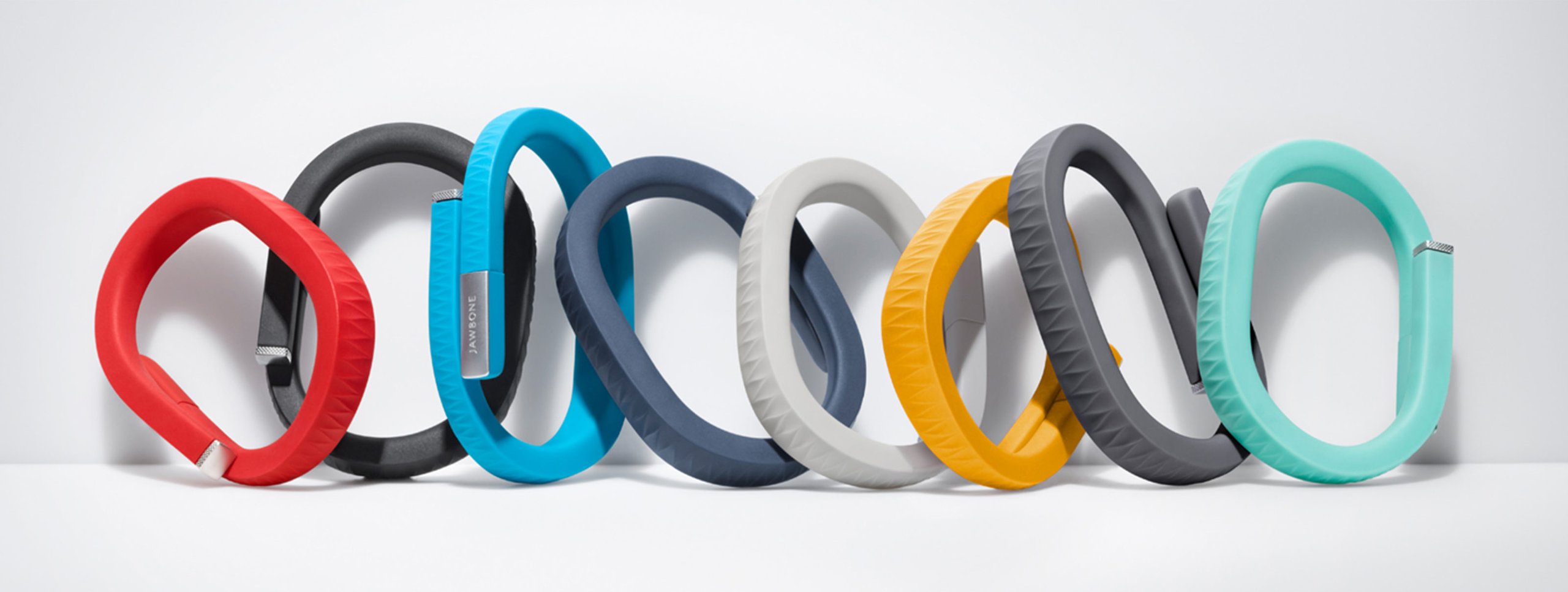 Jawbone UP24 colorful metallic ring trackers