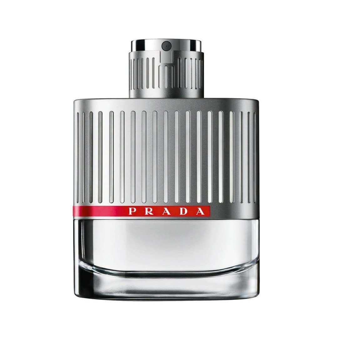 Prada perfume bottle silver design