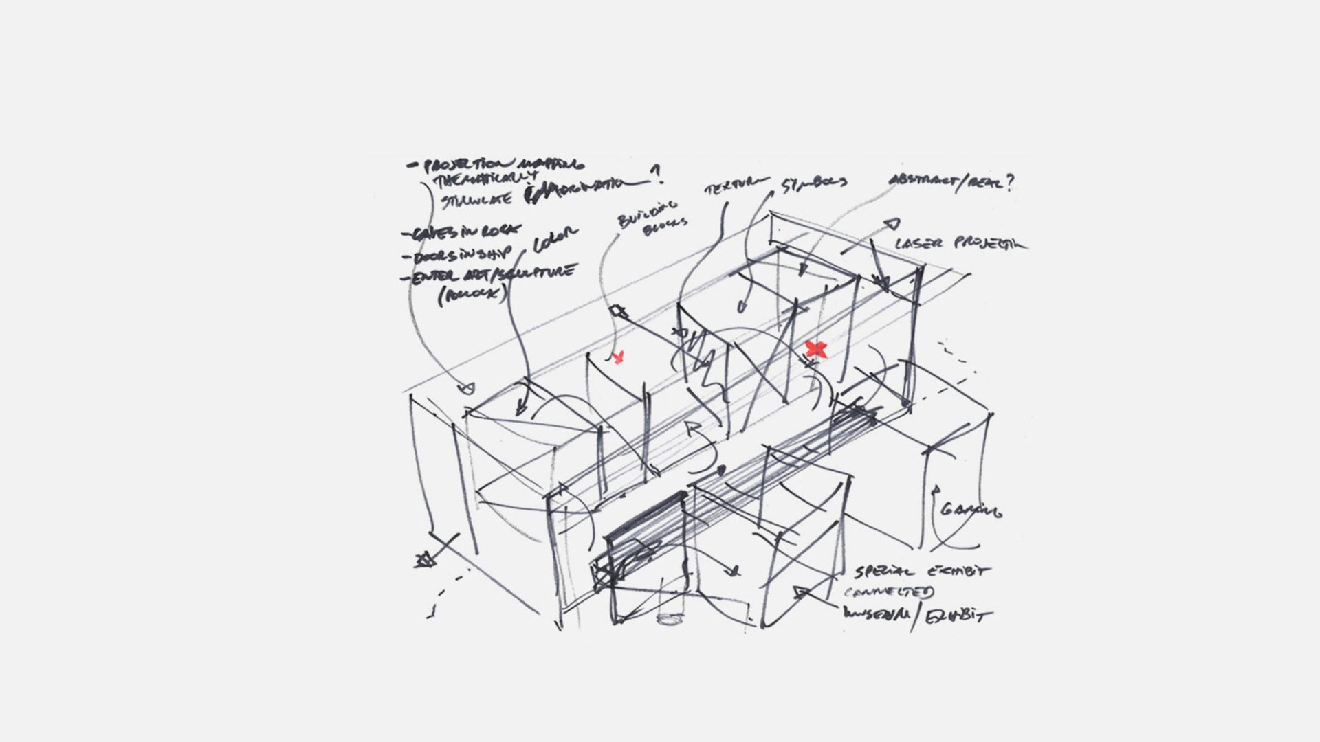 De Youngsters studio isometric sketch of classroom