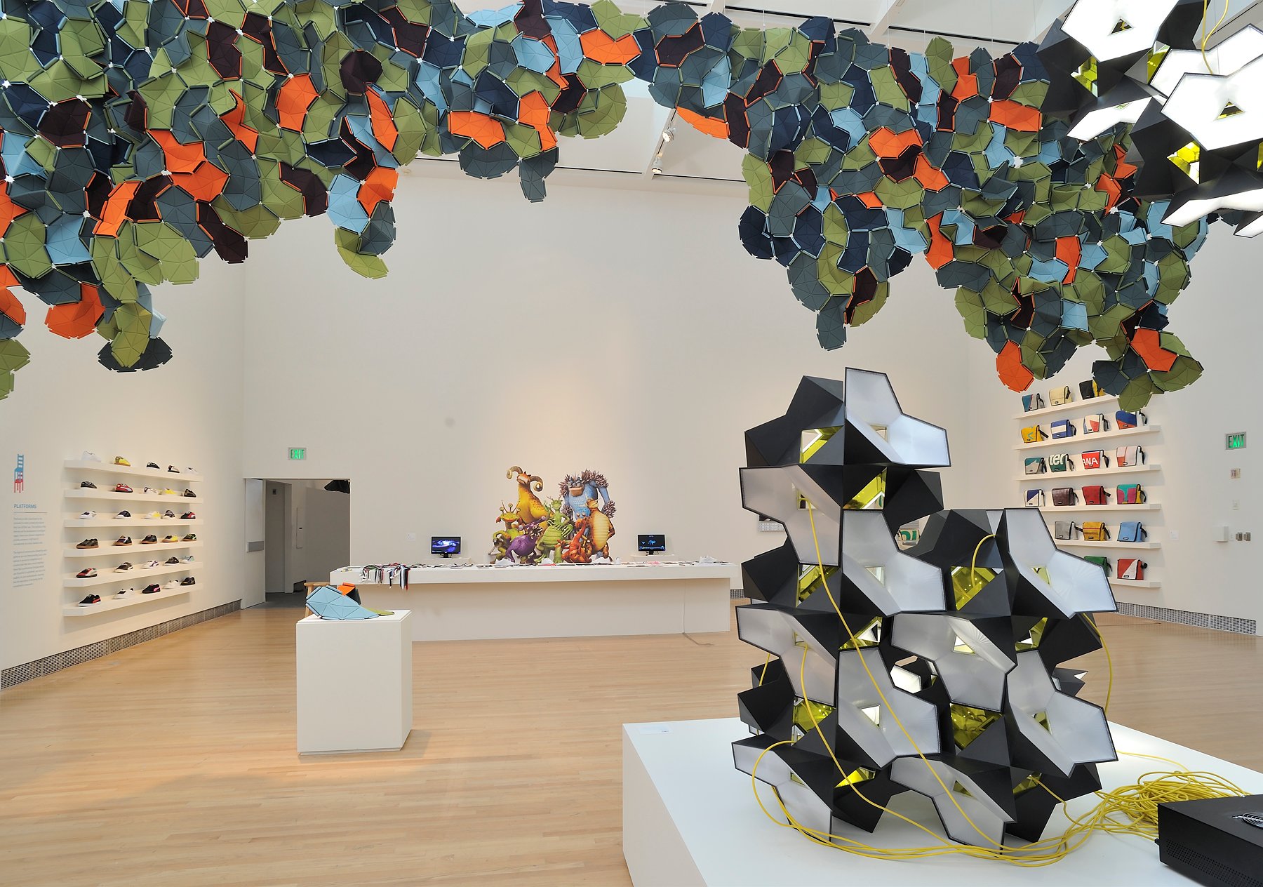 YBCA exhibition coral sculpture gallery