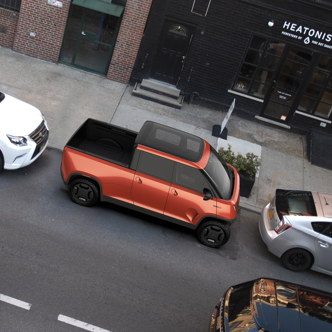 TELO electric truck compact urban parking