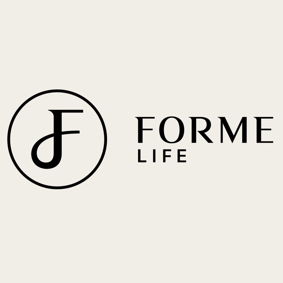 Forme Life logo with stylized F emblem