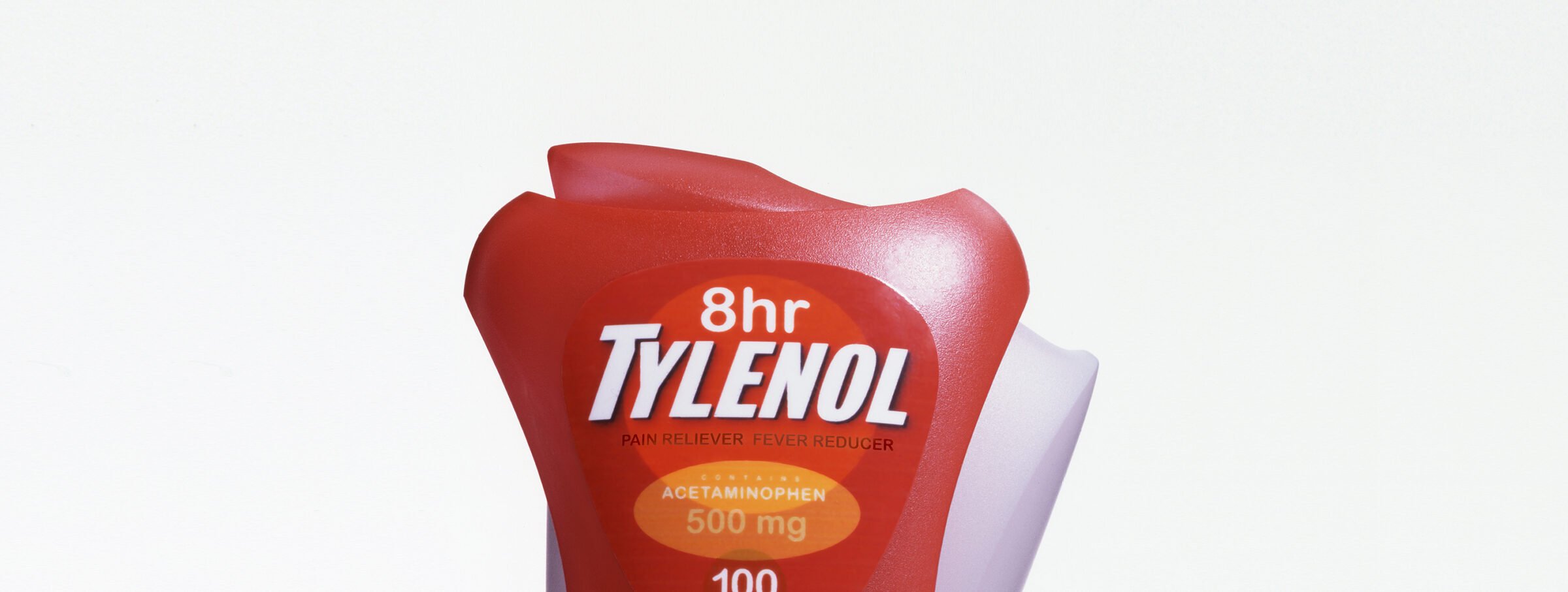 White package with red accents and yellow details, labeled Tylenol Acetaminophen