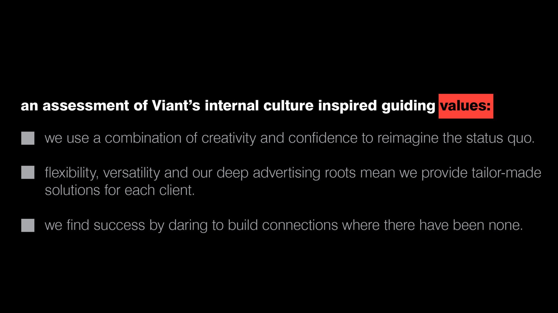 Viant brand strategy assessment slide
