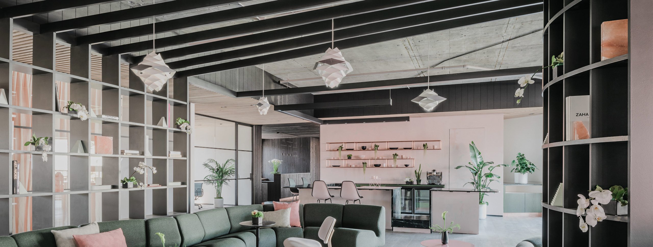 Canopy coworking space modern lobby interior