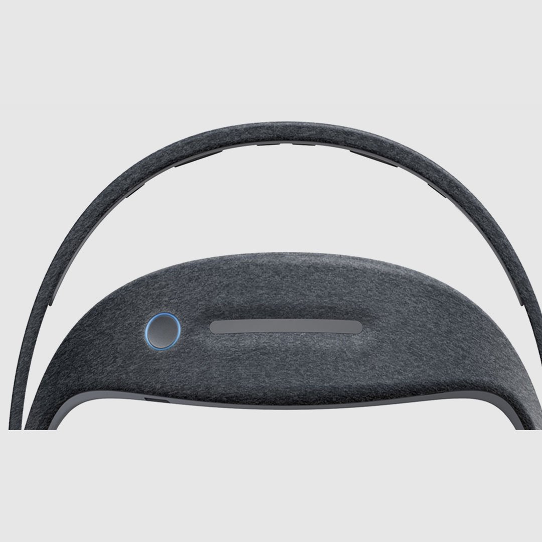 VR headsets with dark gray design on a white background