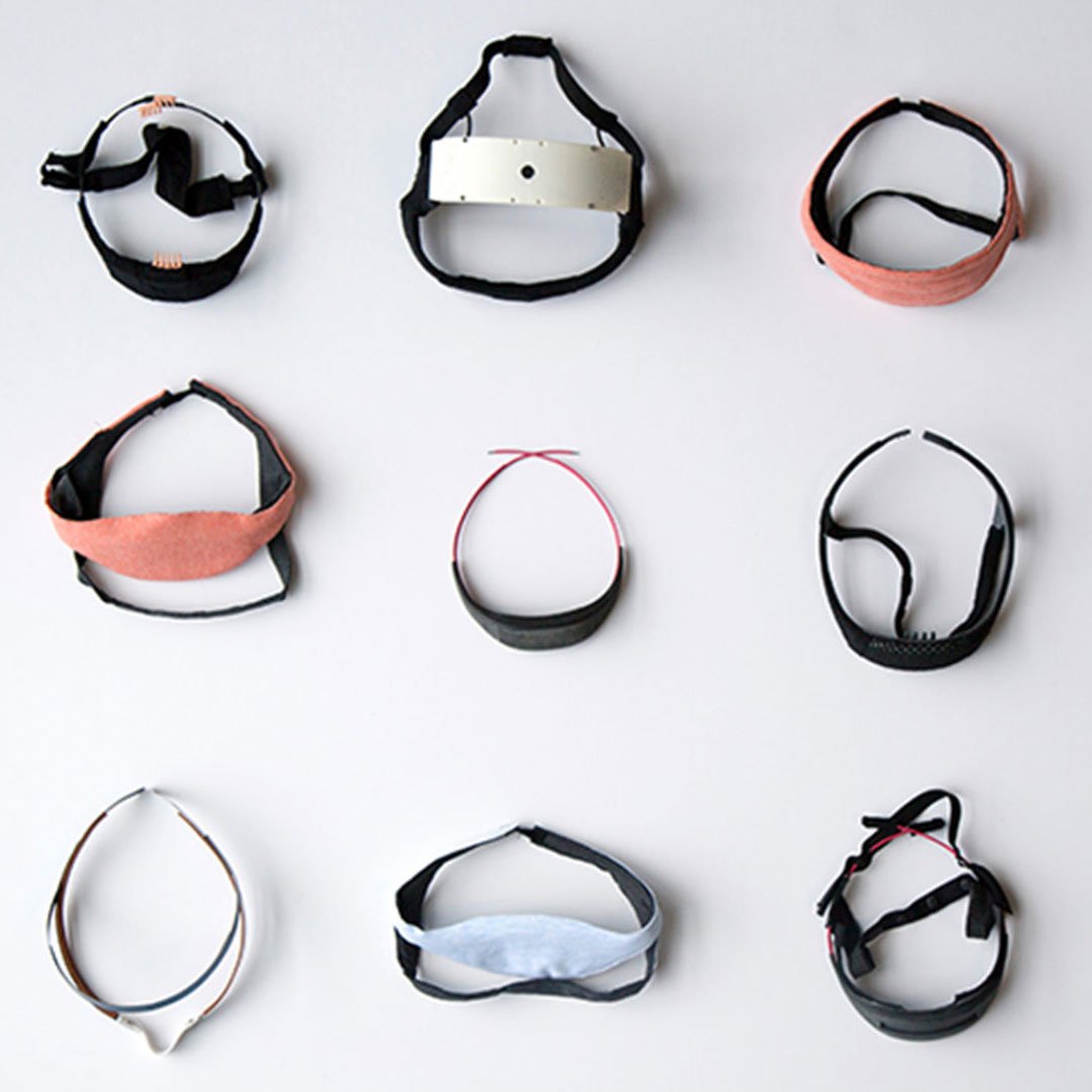 Dreem sleep headband prototype collection display