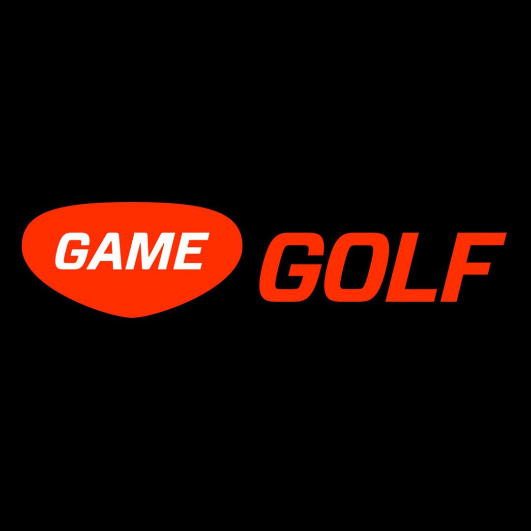 Game Golf logo on black background