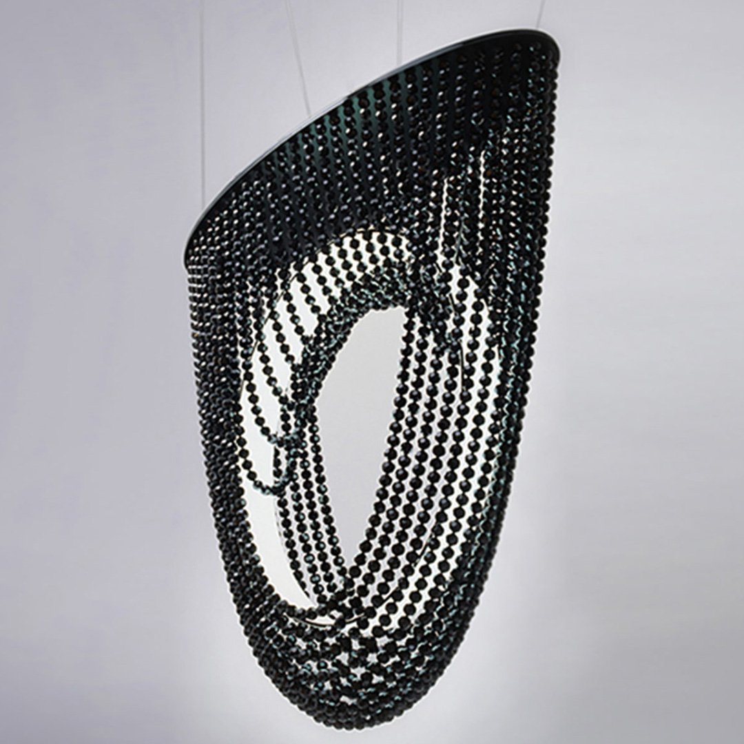 Swarovski crystal embellished accessory black