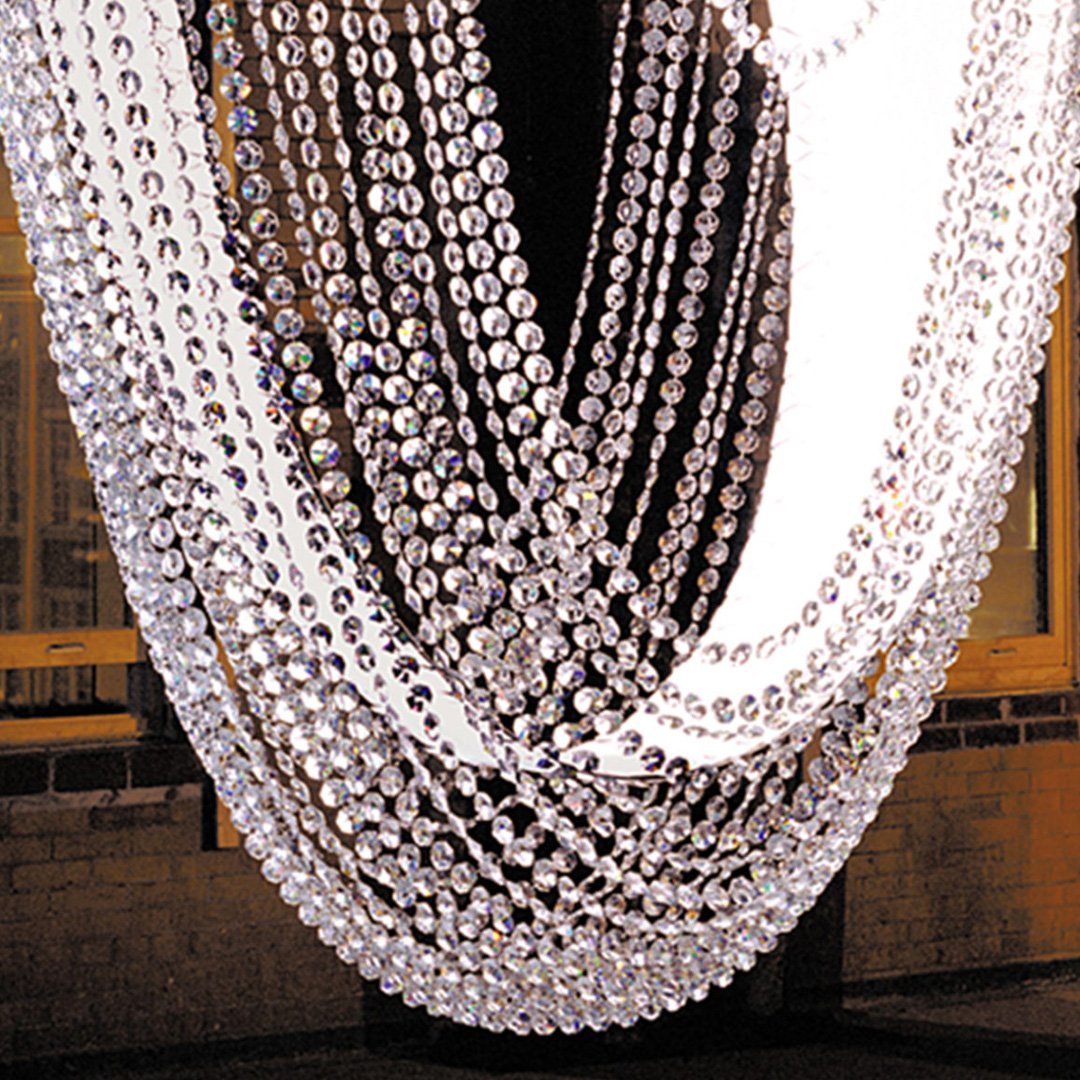 Swarovski crystal mesh chain jewelry