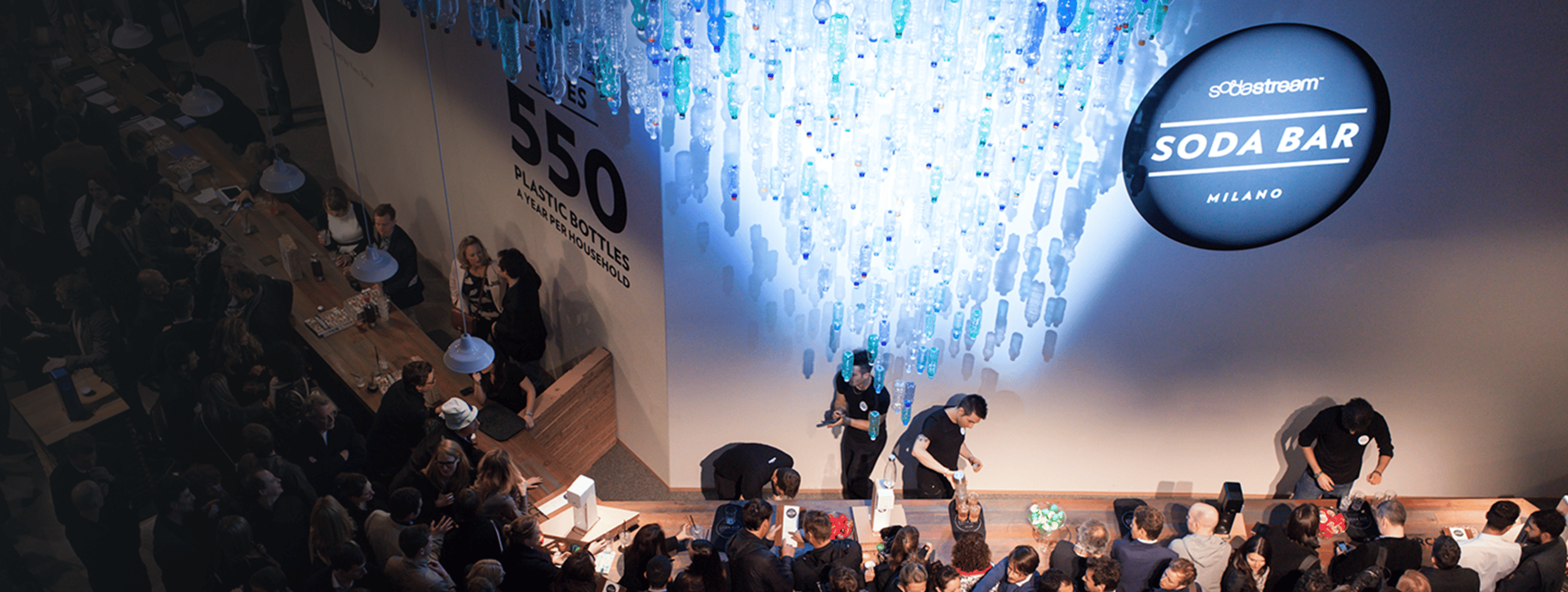 SodaStream Soda Bar event installation Milano