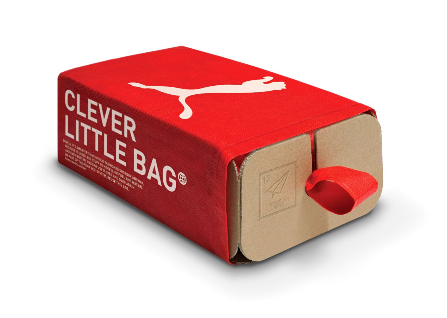 シューズ Puma Clever Little Bag Puma Clever Little Bag Sustainable Packaging | Fuseproject