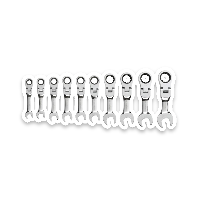 GearWrench 10-Piece Metric Combination Ratcheting Wrench Set