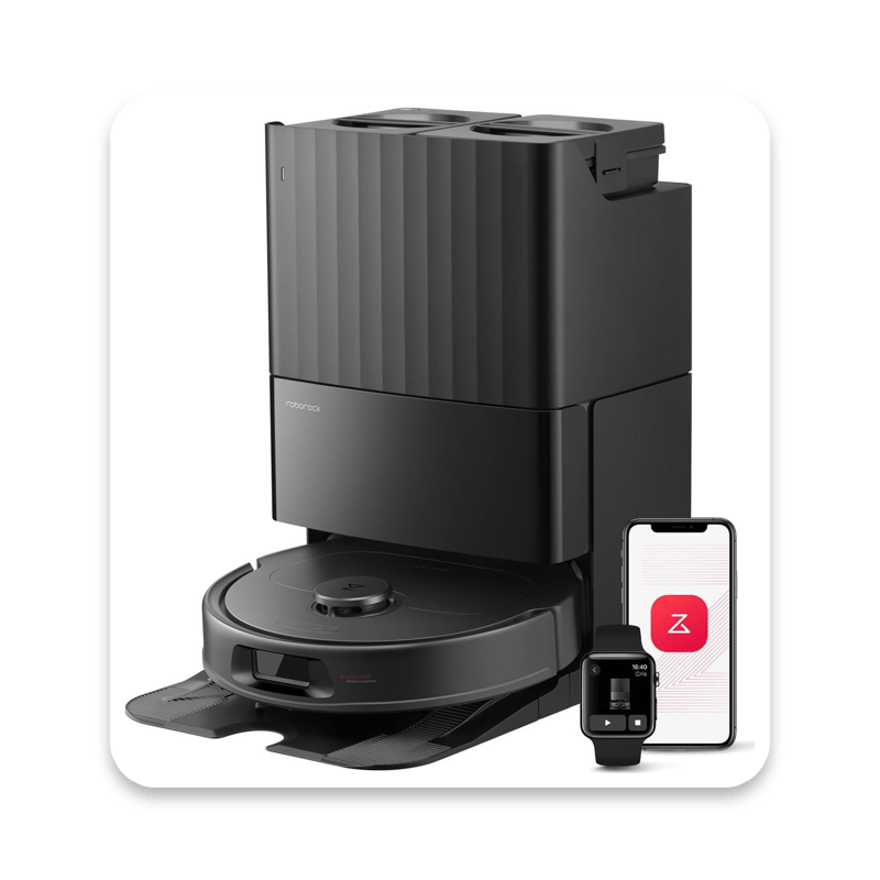 Roborock Qrevo Series Robot Vacuum and Mop with 10,000Pa Suction and Auto-Cleaning Dock