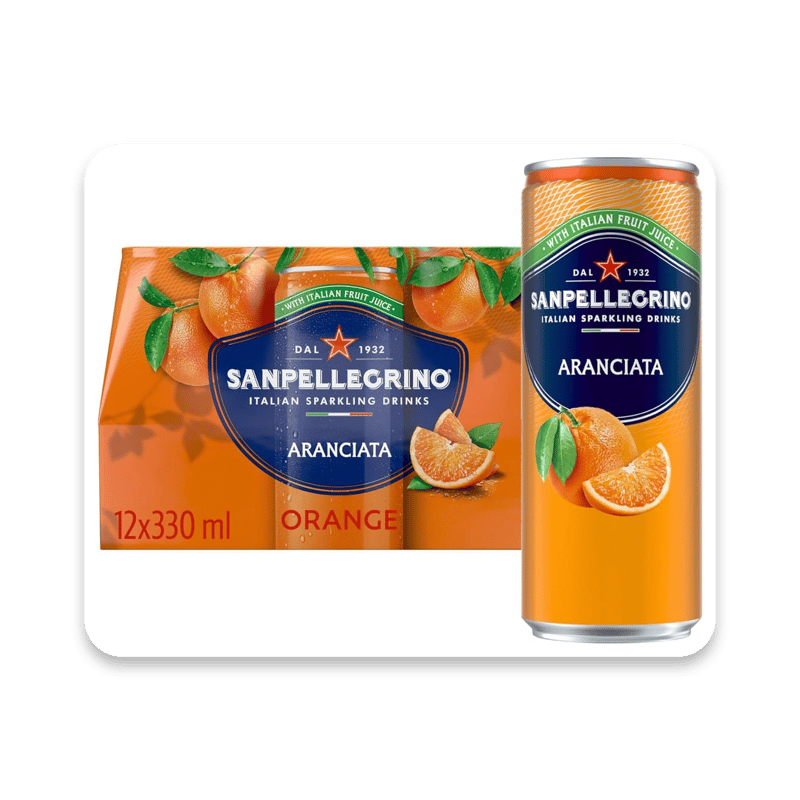San Pellegrino Tastefully Light Sparkling Orange 12-Pack