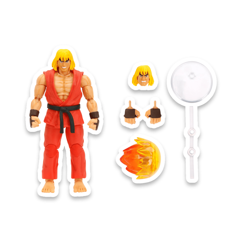 Jada Ken Masters Street Fighter 6-Inch Deluxe Collector Action Figure