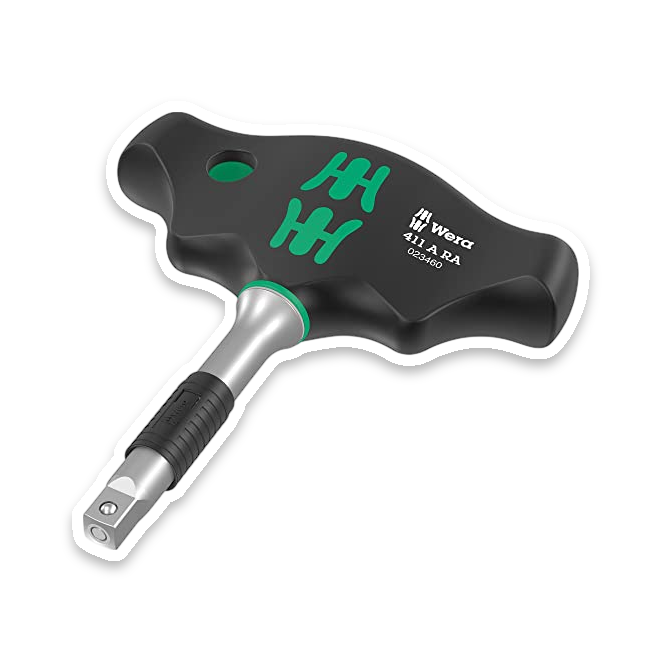 Wera 1/4-inch Ratchet, 45mm