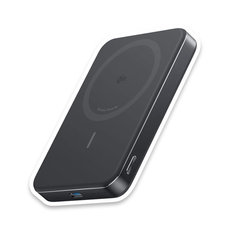 Anker MagGo Qi2-Certified 10,000mAh Magnetic Wireless Power Bank for iPhone