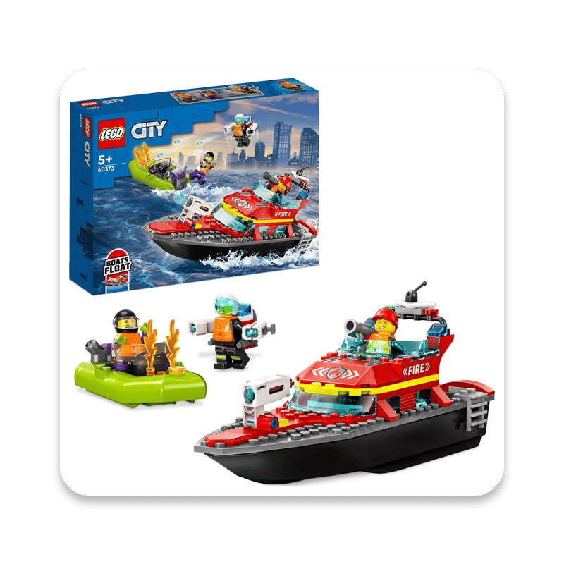 LEGO City Fire Rescue Boat 60373