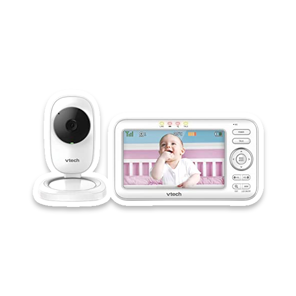 VTech LM808-1W Baby Monitor with Wall-Mountable Bracket and Lullabies