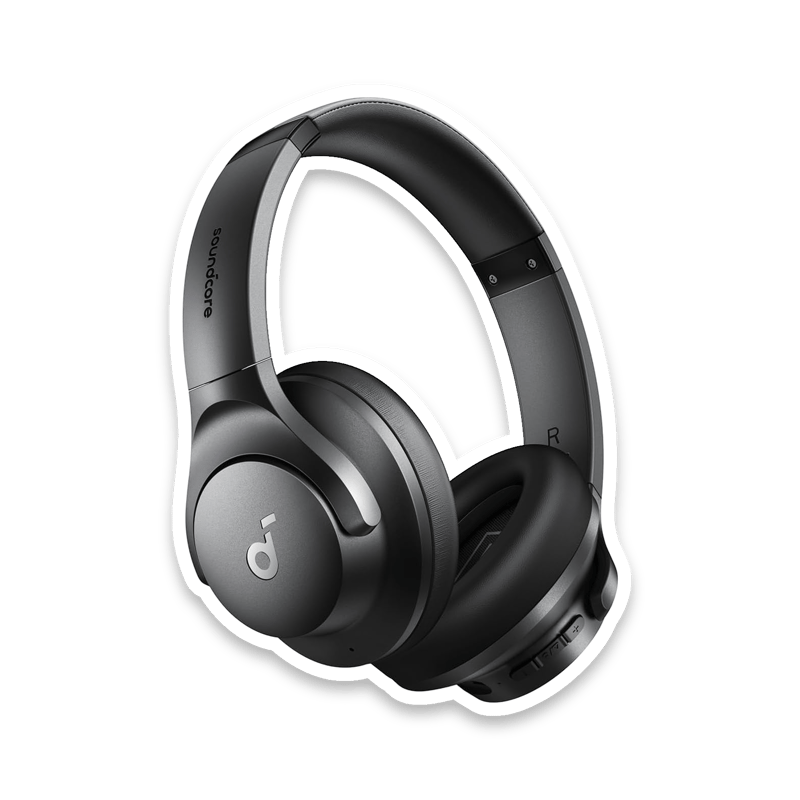 Soundcore by Anker Q20i Wireless Over-Ear Headphones with Active Noise Cancelling - Black