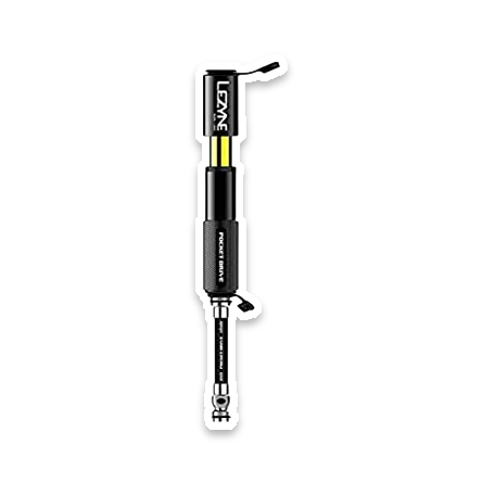 Lezyne Pocket Drive Hand Pump (Black, 140mm)