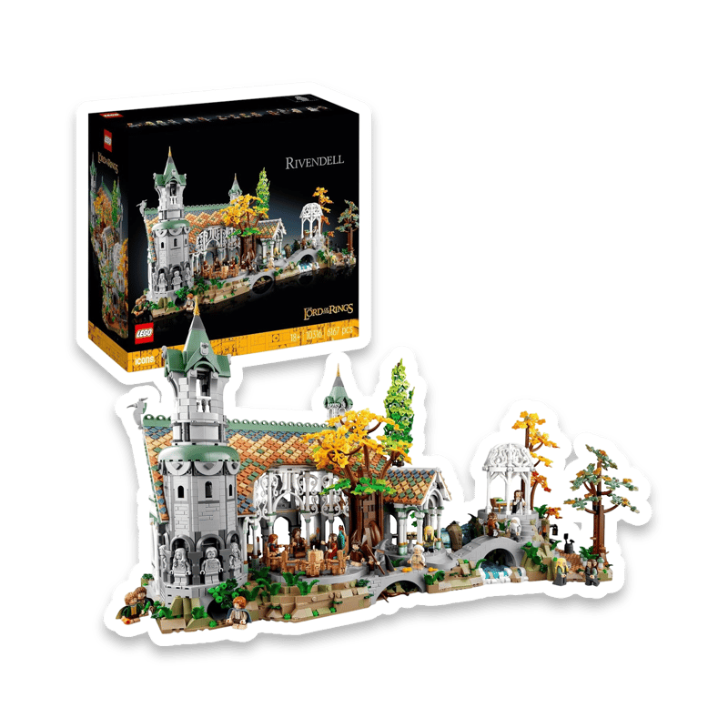 LEGO Lord of the Rings Rivendell Set with 15 Minifigures Including Gandalf and Frodo