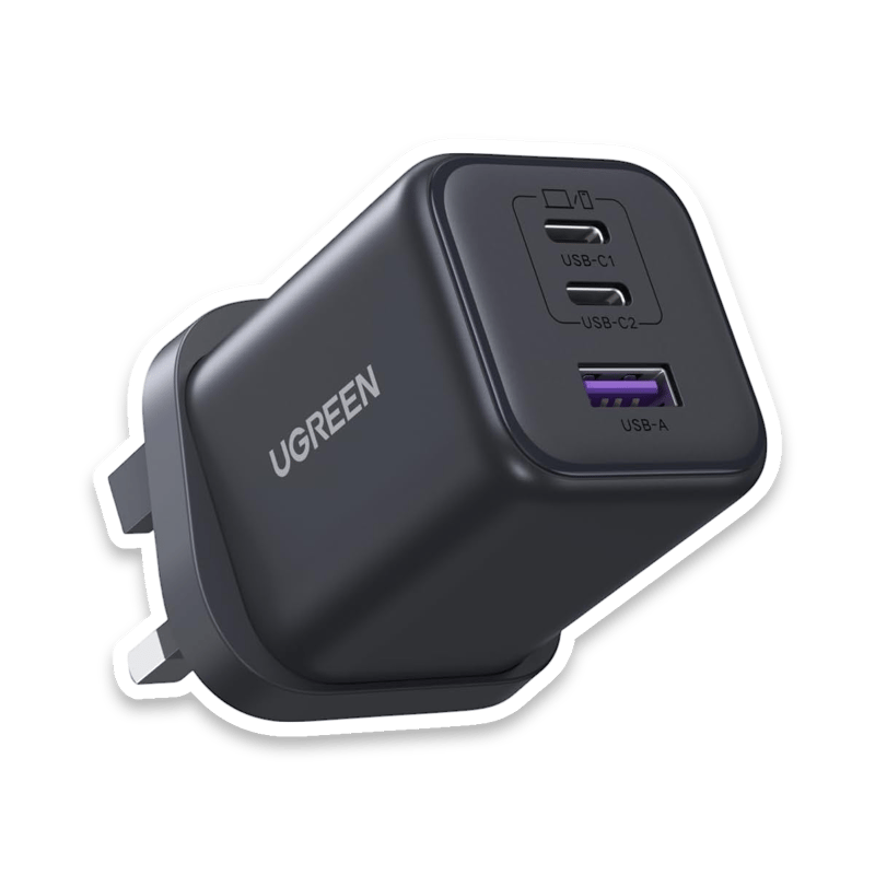 UGREEN USB C Charger Plug, 45W 3-Port USB Fast Charger Plug, USB C Charger Compatible with iPhone 17/16/15/15 Pro/14/13/12, iPad, Galaxy S25/S24, Pixel 9