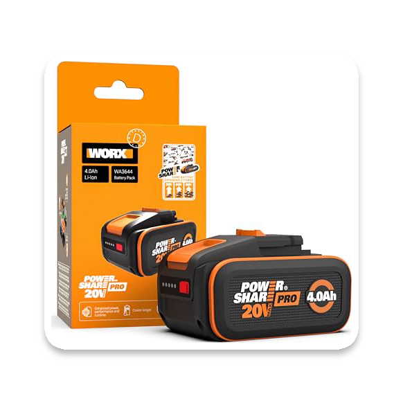 Worx WA3644 20V 4.0Ah PowerShare Battery