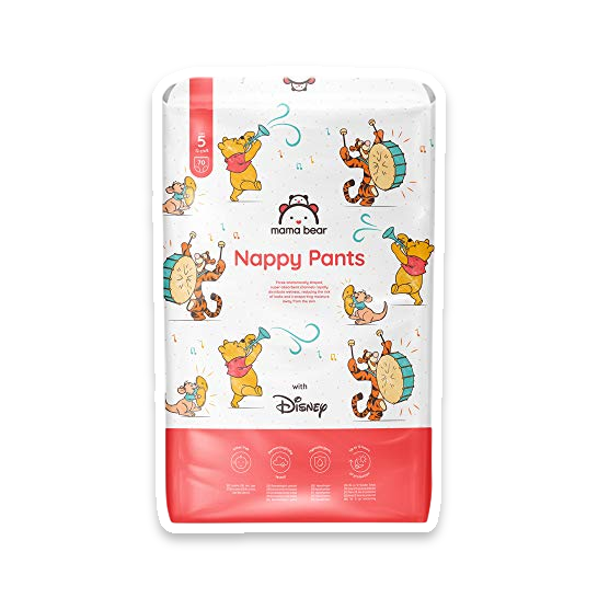 Mama Bear Disney Nappy Pants, Size 5, 70 Pack