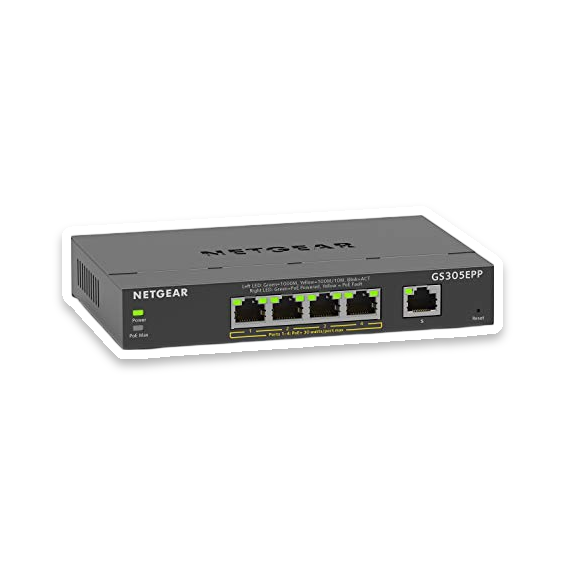 Netgear GS305P 5-Port PoE Gigabit Switch