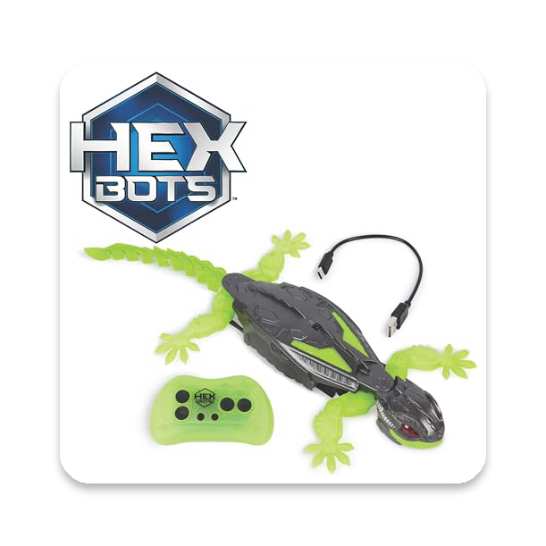 HEX BOTS Wall Crawler Gecko Climbing Robot Toy