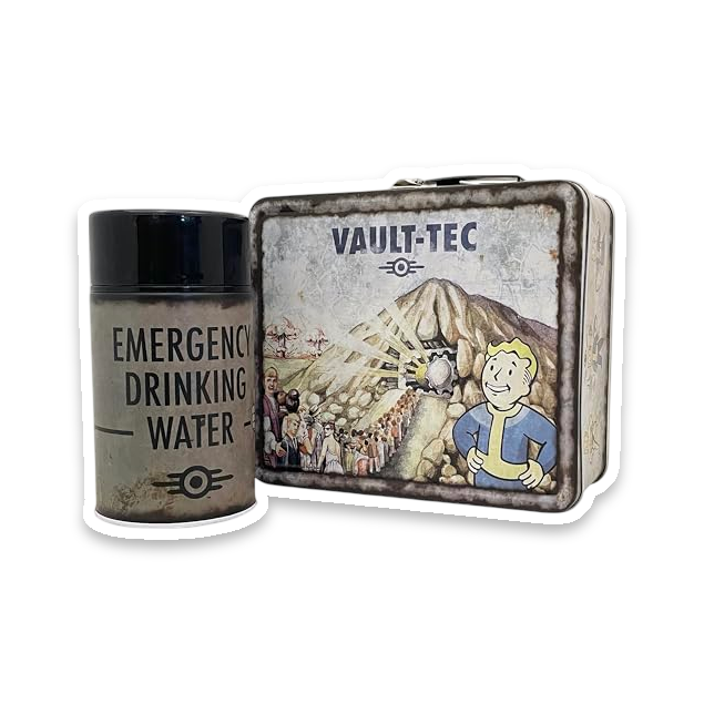 Fallout Vault-Tec Weathered Lunchbox & Flask Set